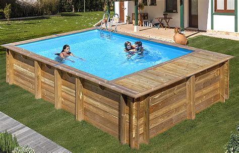 Piscinas Desmontables Rectangulares De Madera Puigcerc S