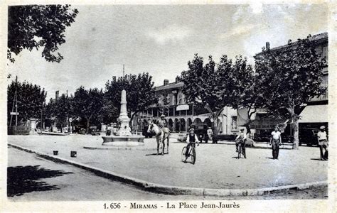 Miramas La Place Jean Jaur S Carte Postale Ancienne Et Vue D Hier