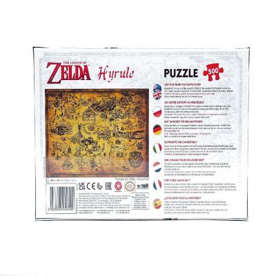 The Legend Of Zelda Hyrule 500 Piece Jigsaw Puzzle Oriental Trading