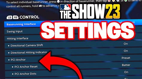 Best Settings for MLB The Show 23 - Win Big Sports