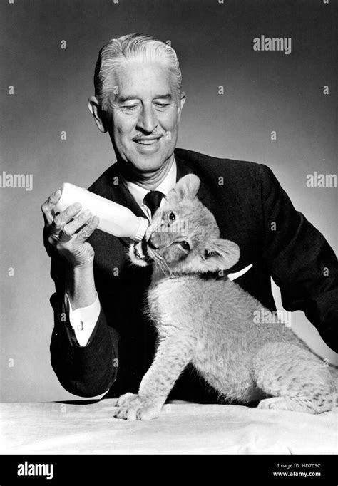 Mutual Of Omahas Wild Kingdom Marlin Perkins Feeding A Lion Cub