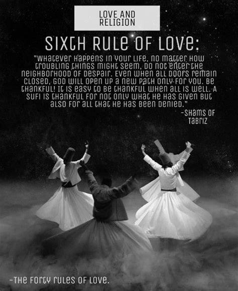 Sixth Rule Of Love In 2024 Forty Rules Of Love Rumi Love Quotes