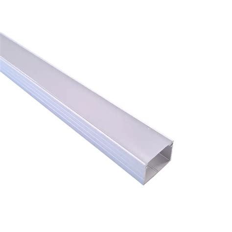 Lxt Shallow Aluminium Extrusion With Opal Diffuser The Lighting