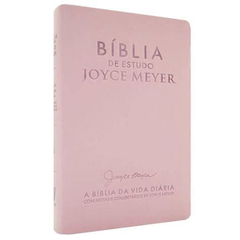 Bíblia de Estudo Joyce Meyer Luxo Nude Liv Cristão Cristão Há anos