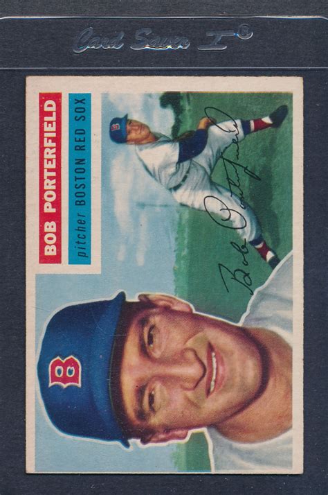 Topps Bob Porterfield Red Sox Ex Ebay