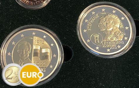 Serie De Euro BE Proof Luxemburgo 2022 2 X 2 Euros Marca Monteria MdP