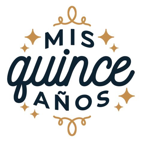 PNG y SVG de quince años con fondo transparente para descargar