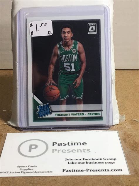 Donruss Optic Tremont Waters Rated Rookie Rc Boston