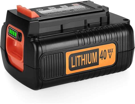 YTPowerPal 3 0Ah LBX2040 Replacement Black And Decker 40V Lithium