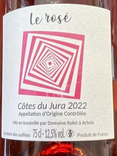 Rolet Le Rosé Côtes du Jura Vivino US