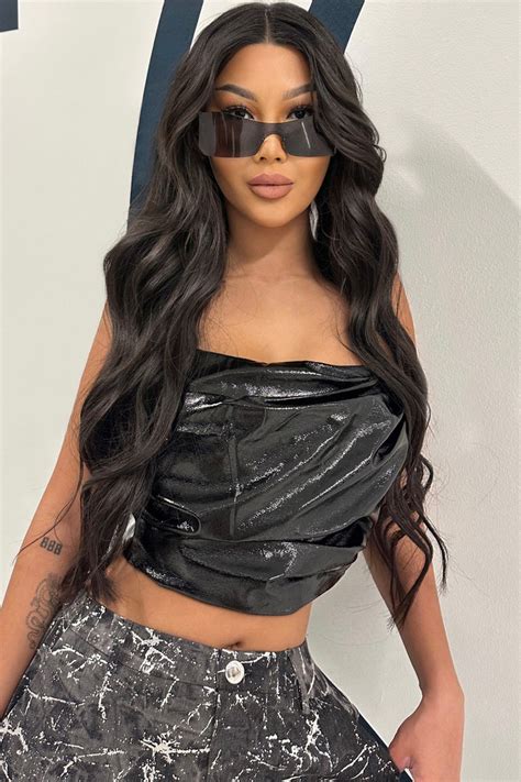 Kallista Faux Leather Corset Top - Black | Fashion Nova, Shirts ...