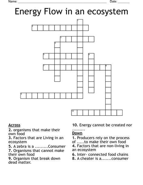 Energy Flow In Ecosystems Worksheet – Englishworksheet.my.id