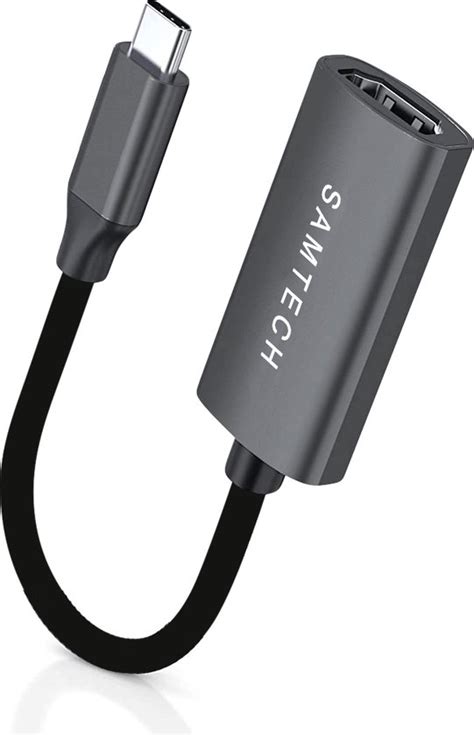 Samtech Usb C Naar Hdmi Adapter K Ultra Hd Black Bol