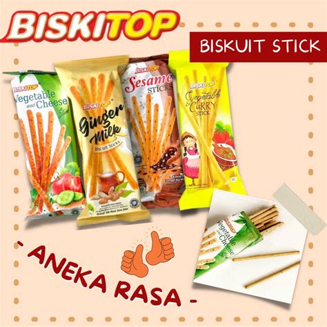 Jual Biskitop Biskuit Stik Vegetable And Cheese Curry Aneka Rasa Gr