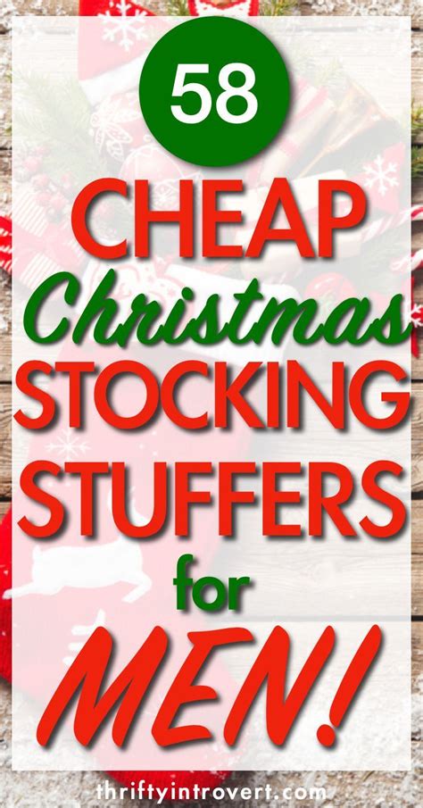 Christmas Stocking Stuff With Text Overlay That Reads Cheap