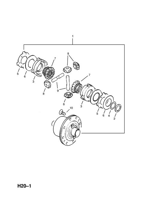 Opel Kadette E Differential Contd Opel Epc Online Nemigaparts