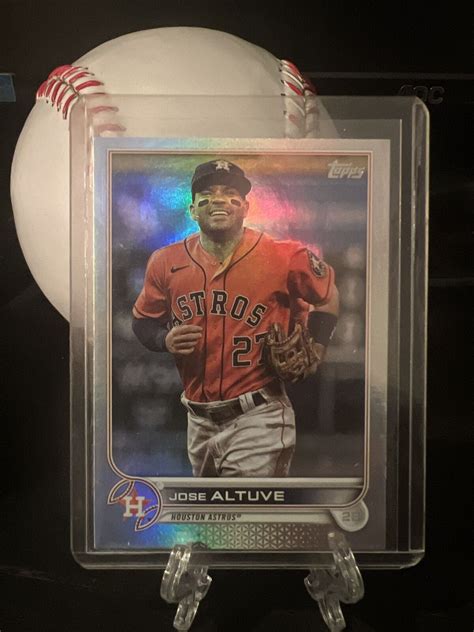 2022 Topps 278 Jose Altuve RAINBOW FOIL Houston Astros EBay