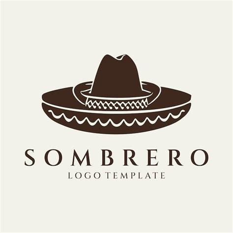 Premium Vector Sombrero Mexican Hat Logo Design Vector Illustration