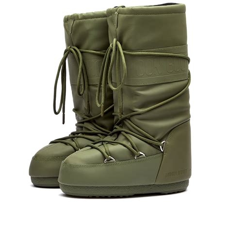 Moon Boot Icon Rubber Boot Khaki END