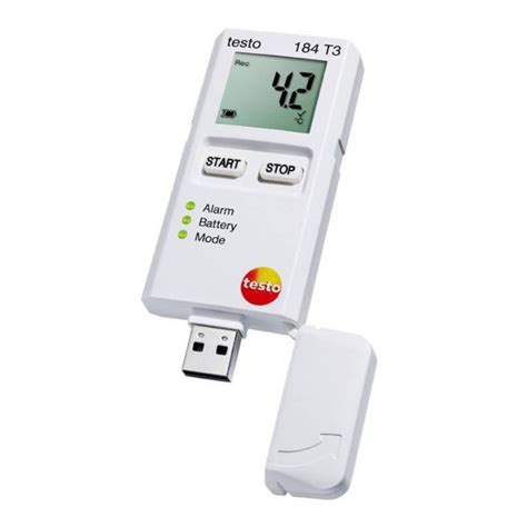 USB Data logger testo 184 T3 - Temperature data logger for transport monitoring