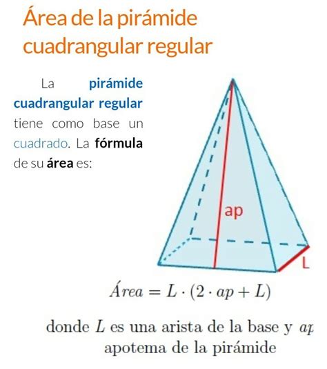 Como Calcular A Area Total De Uma Piramide Quadrangular Regular