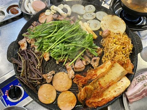 대전맛집복수동 맛집 미나리 삼겹살맛있는 솥뚜껑 삼겹살집 네이버 블로그