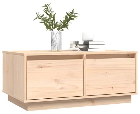 Table Basse X X Cm Bois Massif De Pin