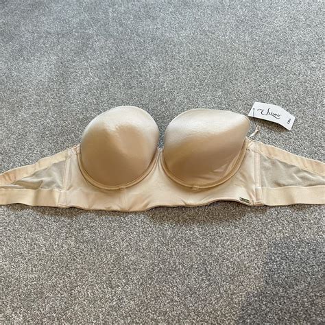 Ultimo Nude Natural Colour Bra E Strapless New Depop