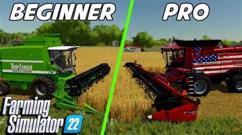 Beginners Guide To Farm Sim Combine Harvesters - YouTube