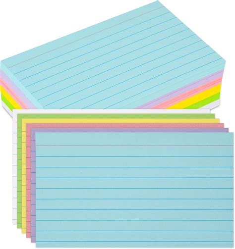 Amazon Oxford Heavyweight Ruled Index Cards 3 X 5 White 100