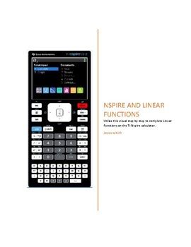 Linear Functions on the Ti-Nspire Calculator by Jessica Nelson | TPT 