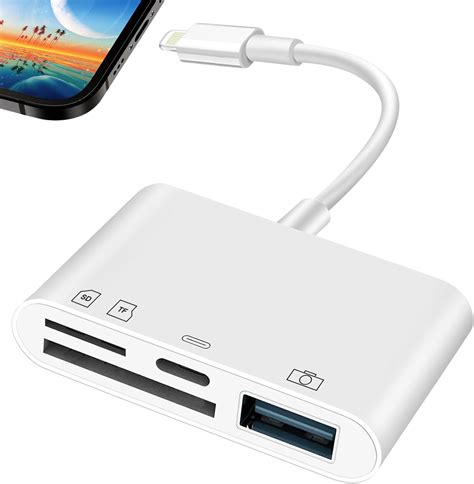 Adaptateur De Lecteur Carte Sd Iphone En Pour Iphone Lecteur Carte