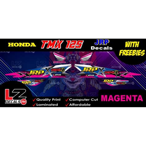 Honda TMX 125 JRP Stock Decals Stickers With Freebies Shopee Philippines