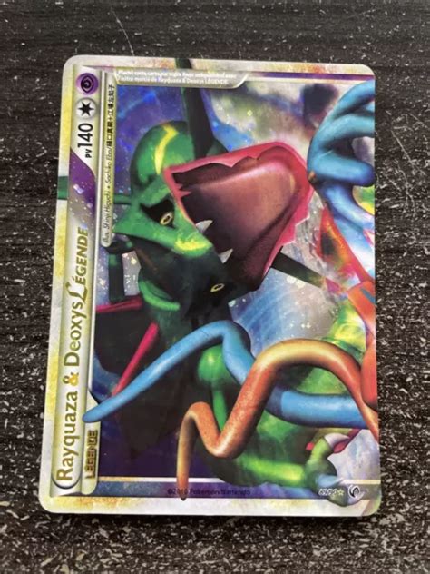 RAYQUAZA DEOXYS Legende Pokémon 89 90 Hgss Hs Indomptable Fr EUR 49