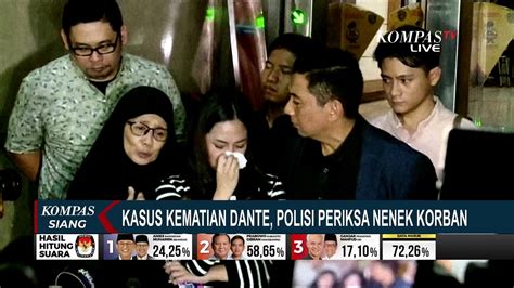 Usut Kasus Kematian Dante Polisi Periksa Ibu Tamara Tyasmara Video