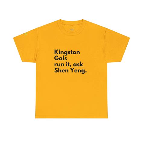 Shenseea Shen Yeng Anthem T Shirt Kingston Gals Run It Jamaican