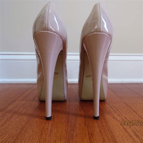 Shoes Nude Patent Leather Platforms Poshmark