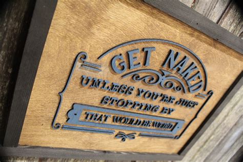 Get Naked Guest Sign Unless Your Just Stopping By That Would Etsy