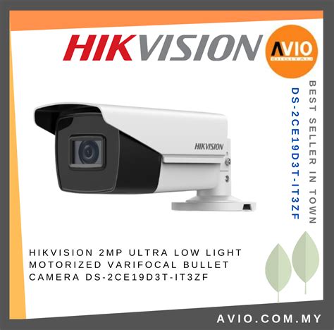 Hikvision 2MP 2 Megapixel IP67 Outdoor Low Light Motorized Varifocal