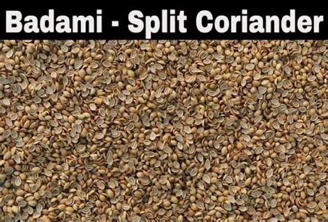 Dried Brown Split Badami Coriander Seeds At Rs 65 Kg In Kota ID