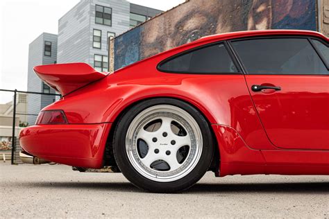 Guards Red Porsche 964 Turbo Restoration Olsen Motorsports