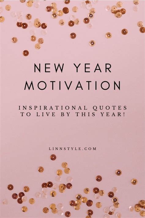 New Year Motivation | Inspirational Quotes - Linn Style