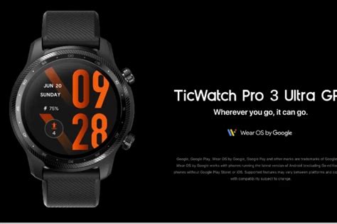 Ticwatch Pro Ultra Gps Smartwatch Menyikpan Fitur Deteksi Ihb Dan