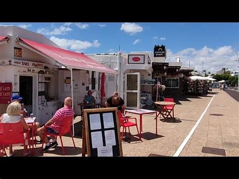 Puerto Del Carmen Lanzarote Spain Update Lunch Walk