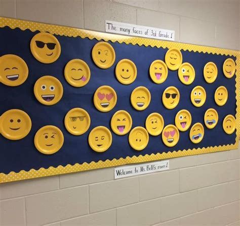 Emoji Bulletin Board Idea Great For Back To School Back To School