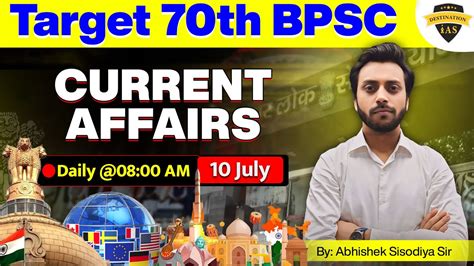 Current Affairs Target Th Bpsc Prelims July By Abhishek