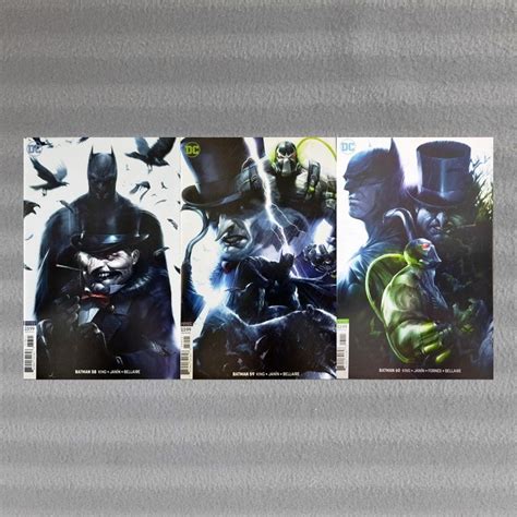 Batman 58 60 3 3 Francesco Mattina Variant Complete Set 3rd Series