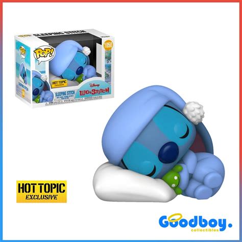 Original Funko POP Disney Lilo Stitch Sleeping Stitch Hot Topic Exclusive Shopee