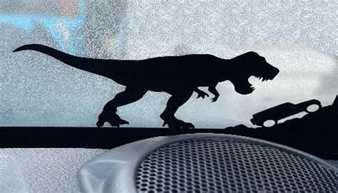 T Rex Windshield Decal T Rex Corner T Rex Vinyl Decal T Rex Etsy