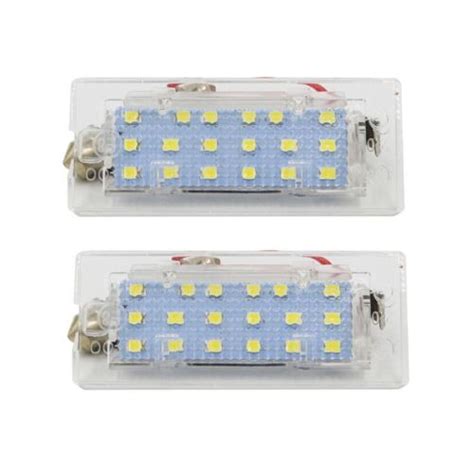 2Pcs Number Plate Light LED License Lamps 12V For E53 X5 1999 2003 E83